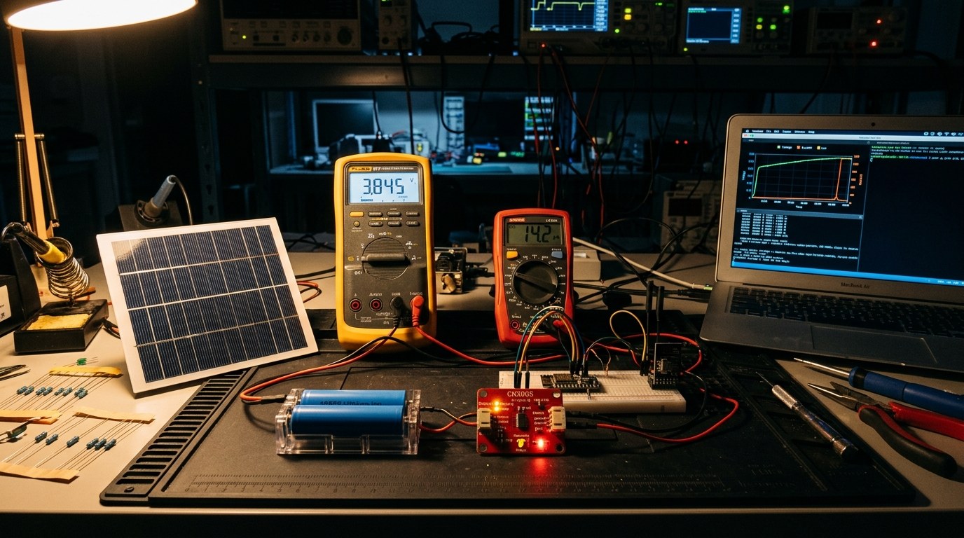 Simulador Solar e Bateria 18650